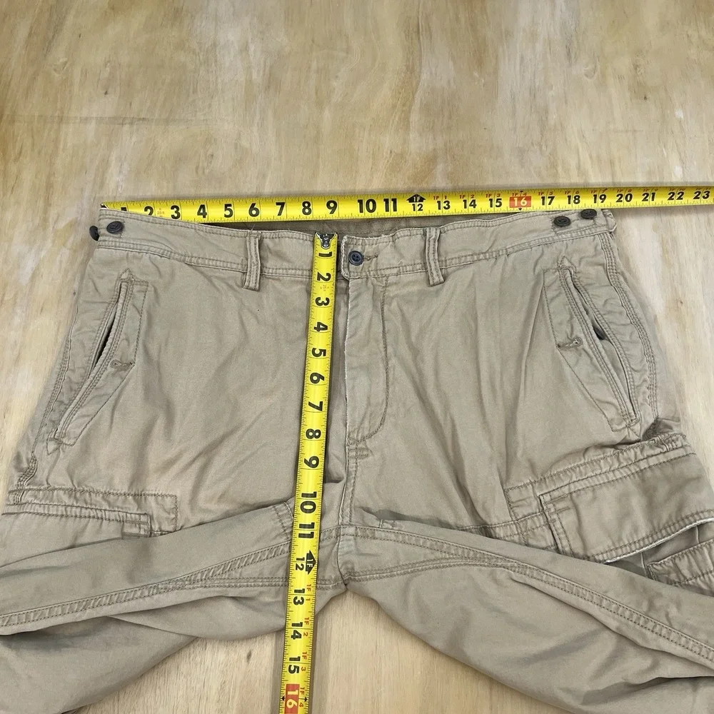Vintage Polo Ralph Lauren Cargo Pants Mens 38x30 Relaxed Fit Khaki